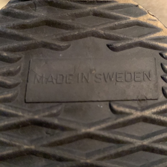 Swedish Clogs: Black Leather: Classic & Timeless 37 EU - 6.5 US Women, & Socks - Picture 10 of 11